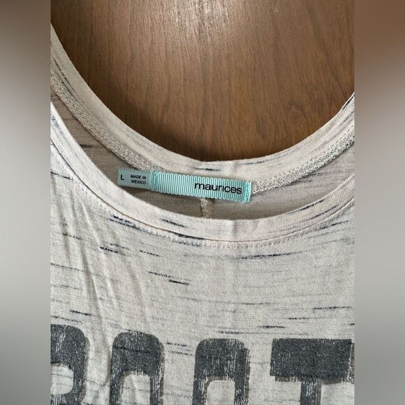 Maurice’s Loose Fitting Tank Boots Bonfires and Backroads Flowy (357) - Picture 3 of 4